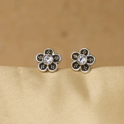 Floral Zircon Studds